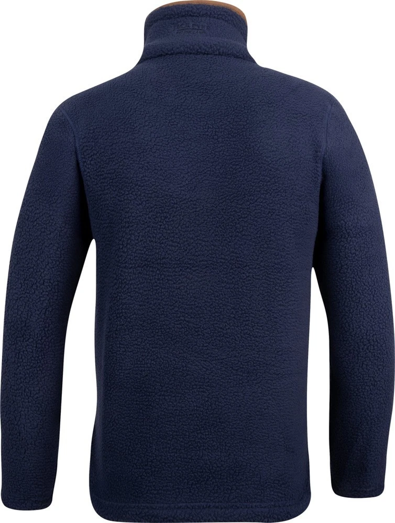 Jack Pyke Half Zip Sherpa Fleece Pullover - Navy-2