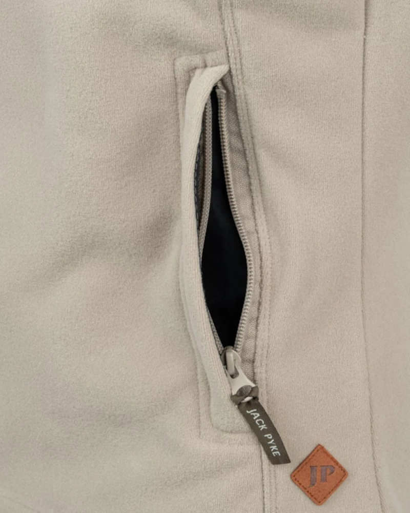 Jack Pyke Ladies Recycled Fleece Jacket - Mushroom-4