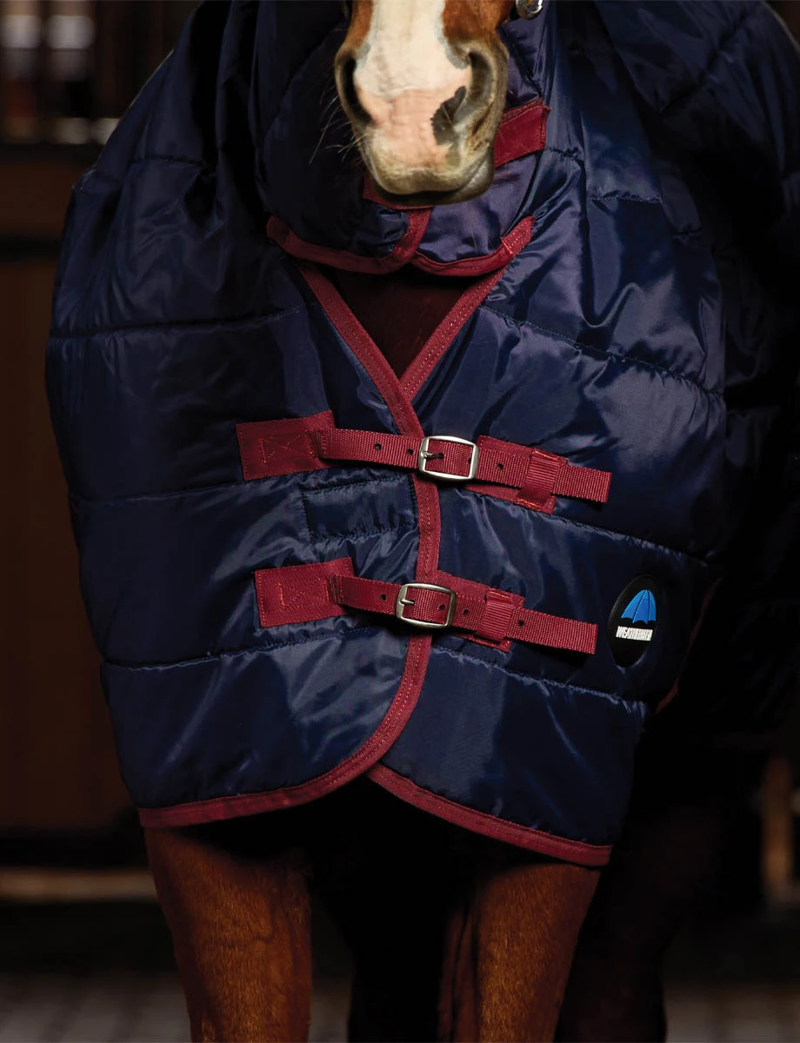 WeatherBeeta 220G Stable Rug Combo - Navy/Burgundy-4