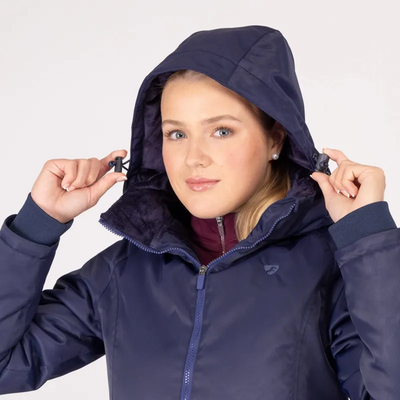 Shires Aubrion Eltar Mid Length Waterproof Coat - Navy-3