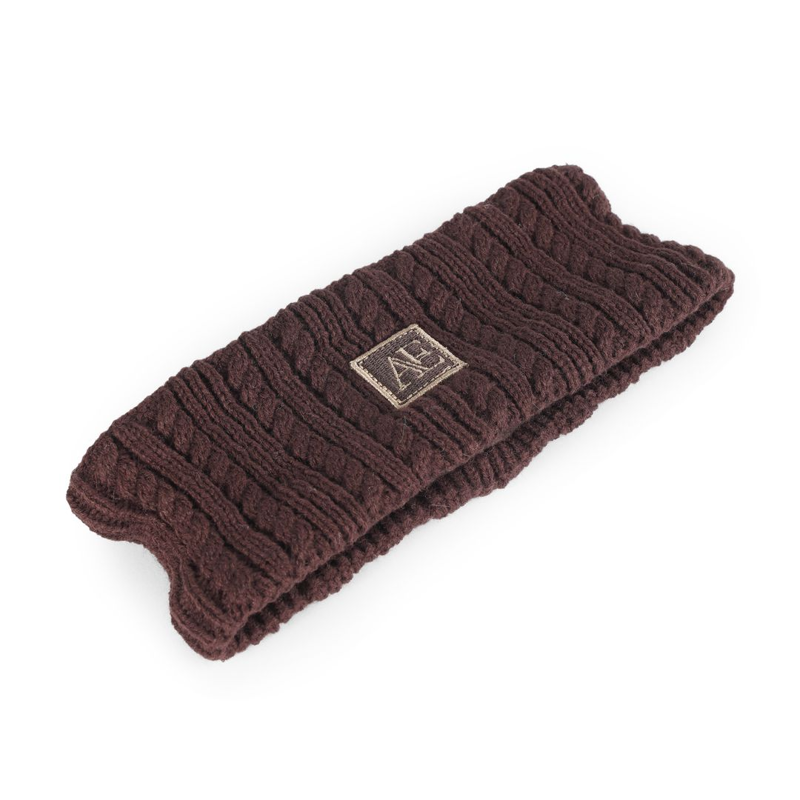 Shires Aubrion Equestrian Knit Head Band - Espresso