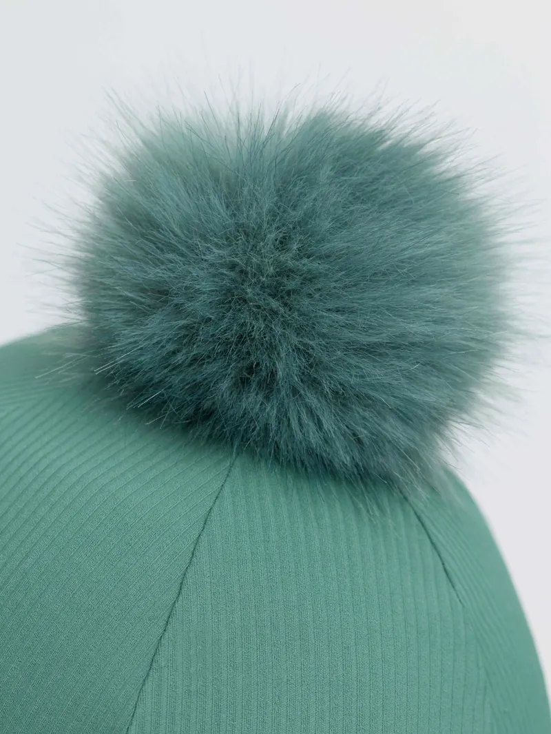 LeMieux Ribbed Hat Silk - Aloe-3