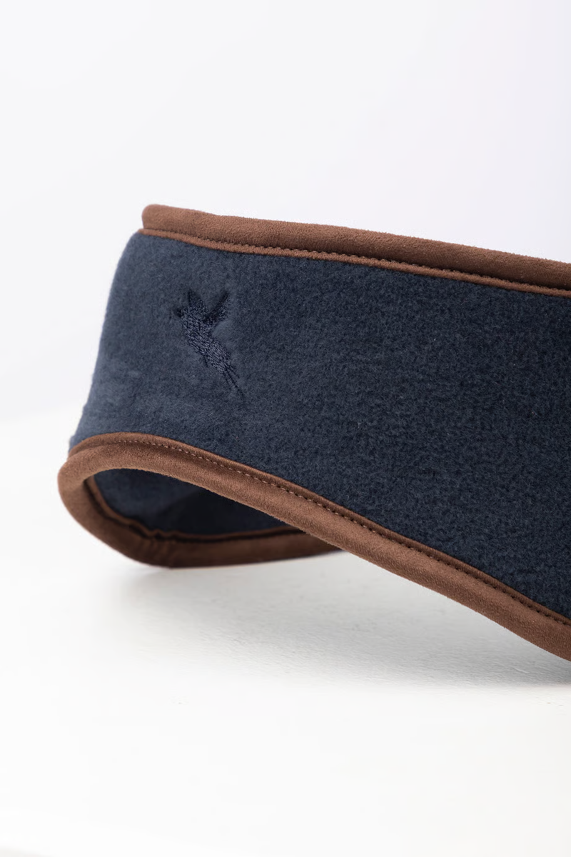 Rydale Ladies Huggate Fleece Headband - Marl Navy-1
