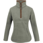 Jack Pyke Ladies Half Zip Sherpa Fleece Pullover - Sage