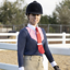 Supreme Products Champion Show Rider Long Sleeve Shirt - Navy/Red