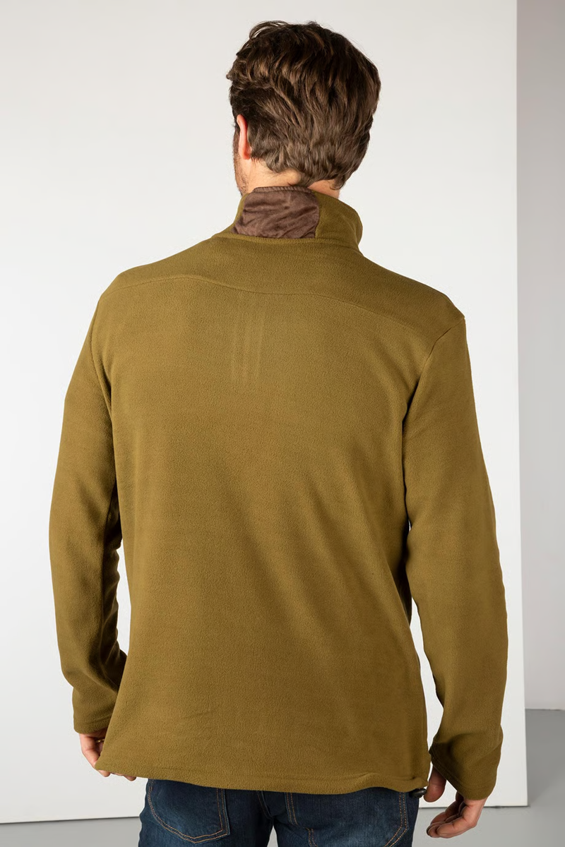 Rydale Men's Kelk Overhead Fleece - Military Green-1