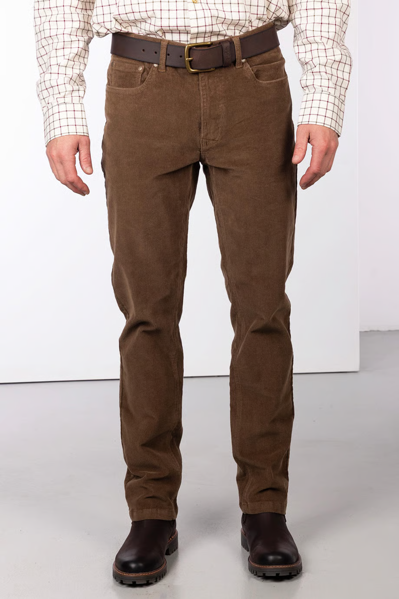 Rydale Men's Straight Leg Corduroy Trousers - Rupert - Sand