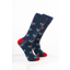 Rydale Men's Bamboo Bird Ankle Socks Pack of 10 - Cockerel Navy