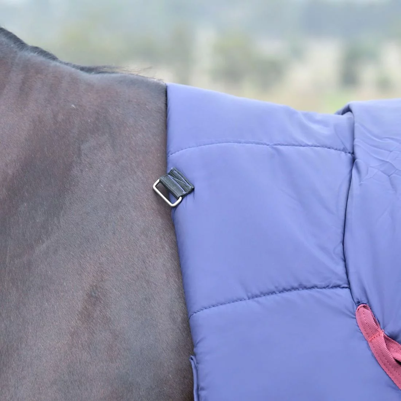 WeatherBeeta ComFiTec Essential 360g Turnout - Navy/Burgundy-6