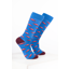 Rydale Men's Bamboo Rich Car Ankle Socks Pack of 10 - Sports Car Blue