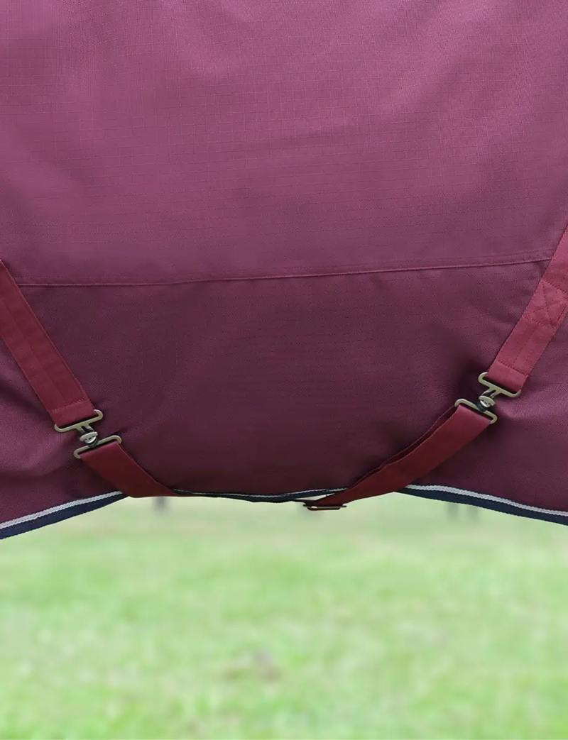 WeatherBeeta ComFiTec Essential 100g Turnout - Burgundy/Navy-4