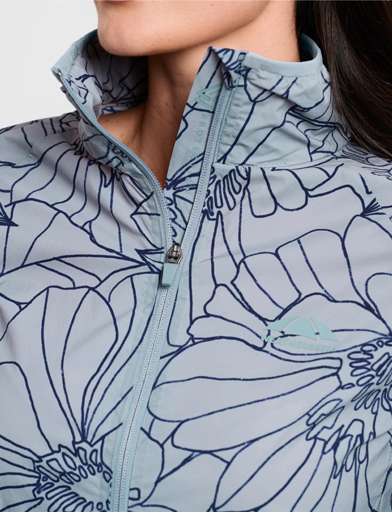 WeatherBeeta Lightweight UV Jacket - Bluestone/In Bloom Ladies-4