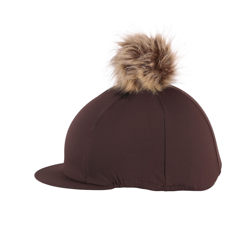 Shires Aubrion Equestrian Hat Cover - Espresso-4
