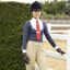 Supreme Products Champion Show Rider Long Sleeve Shirt - Navy/White