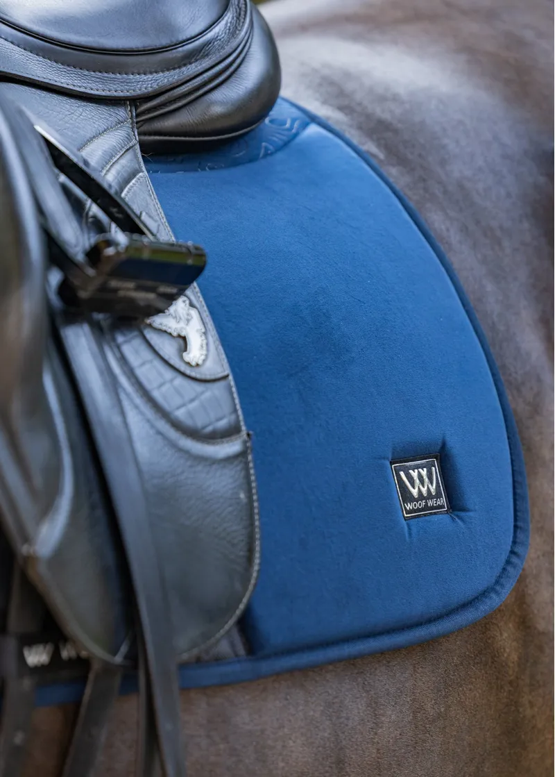 Woof Wear Elite Comfort Dressage Saddlepad - Navy-2