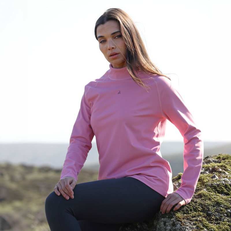 Shires Aubrion React Relaxed Base Layer - Candy Floss-5