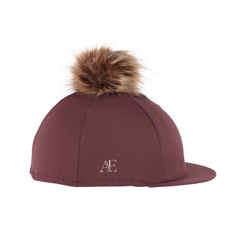 Shires Aubrion Equestrian Hat Cover - Thistle-2