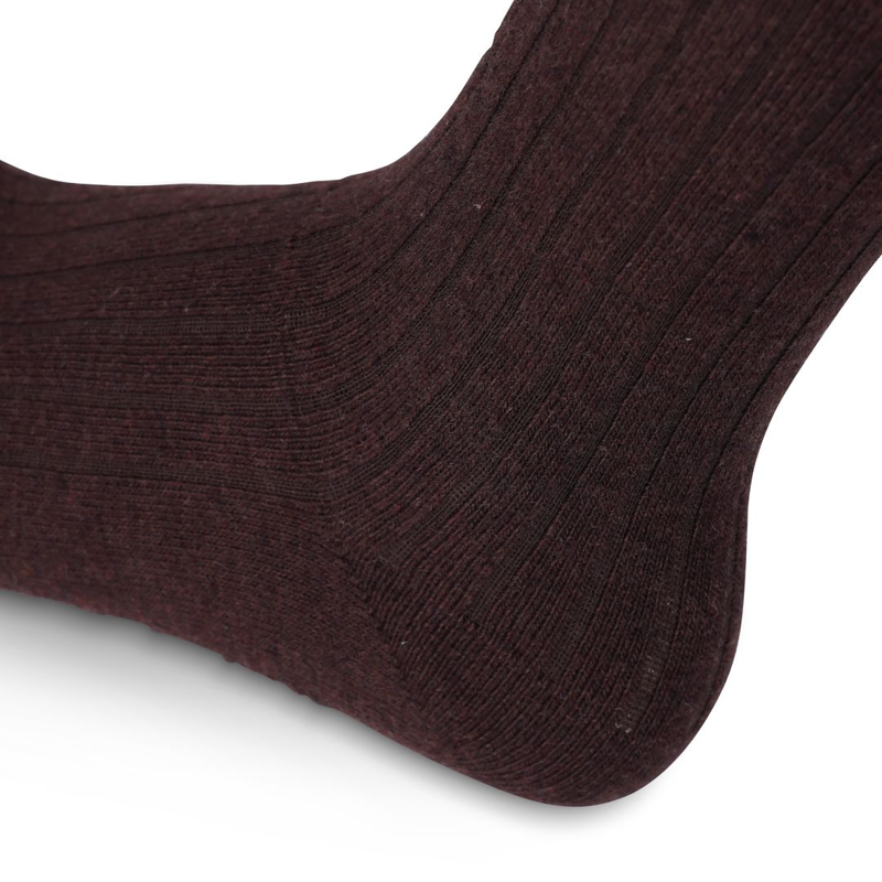 Shires Aubrion Equestrian Knit Boot Socks - Espresso-2