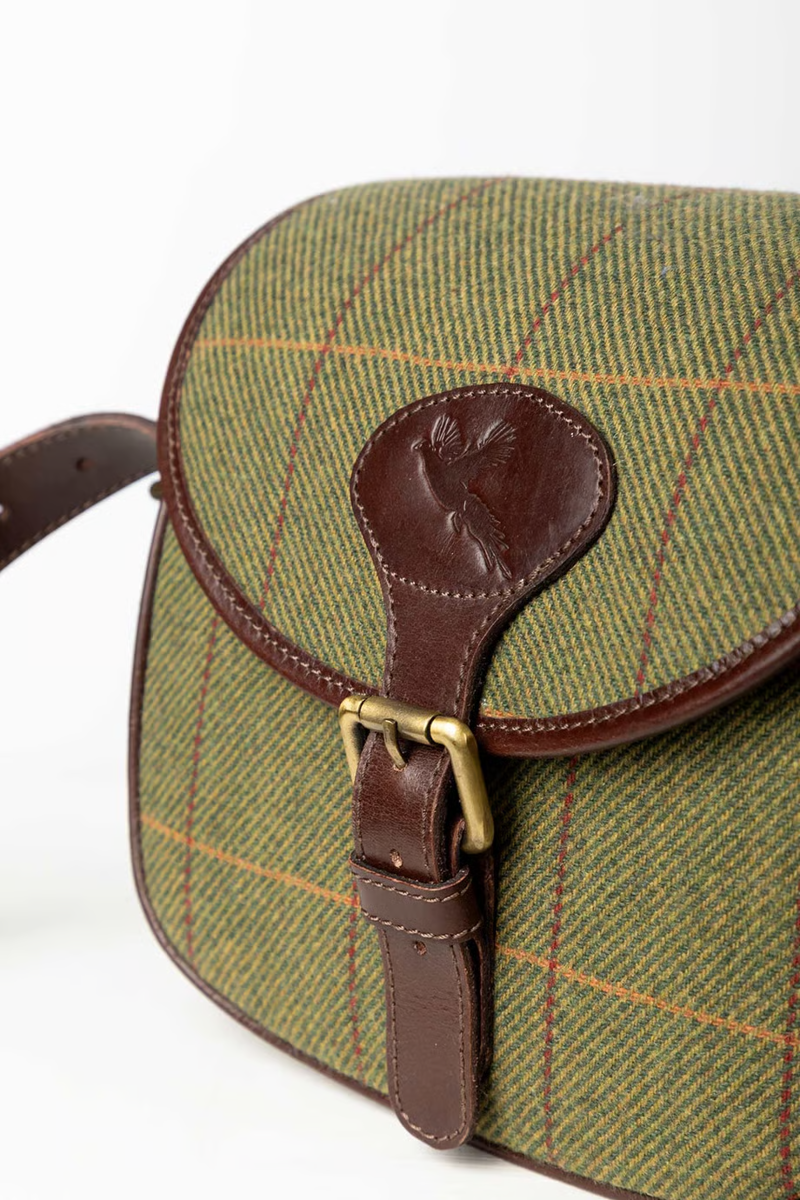 Rydale Tweed Danby Cartridge Bag - Derby Heathland-3