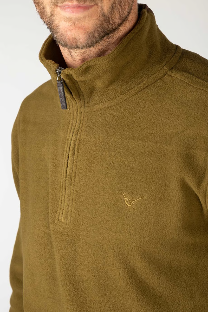 Rydale Men's Kelk Overhead Fleece - Military Green-3