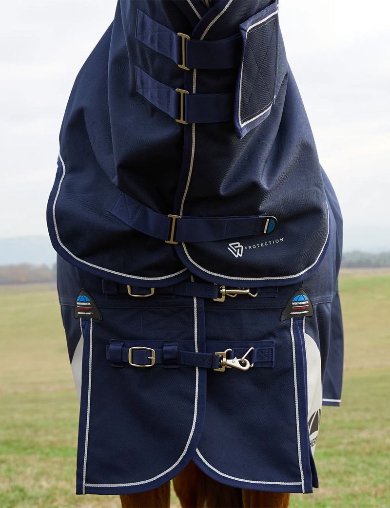 WeatherBeeta ComFiTec Ultra 360g Turnout Detach-A-Neck - Navy-11