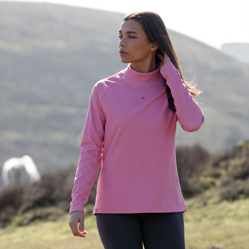 Shires Aubrion React Relaxed Base Layer - Candy Floss-2