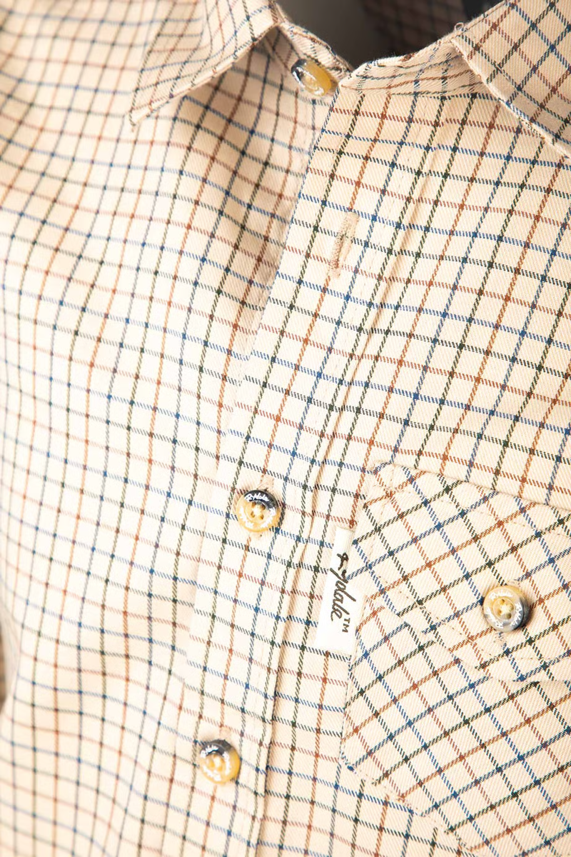 Rydale Boys Country Check Shirts - Poacher Beige-4