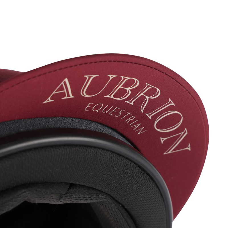 Shires Aubrion Equestrian Hat Cover - Port-4
