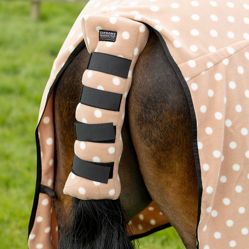 Supreme Products Dotty Fleece Tail Guard - Luxurious Latte