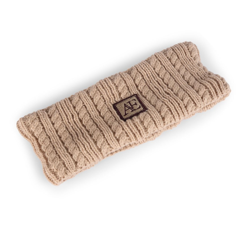 Shires Aubrion Equestrian Knit Head Band - Oat