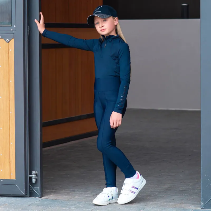 LeMieux Young Rider Base Layer - Indigo-2