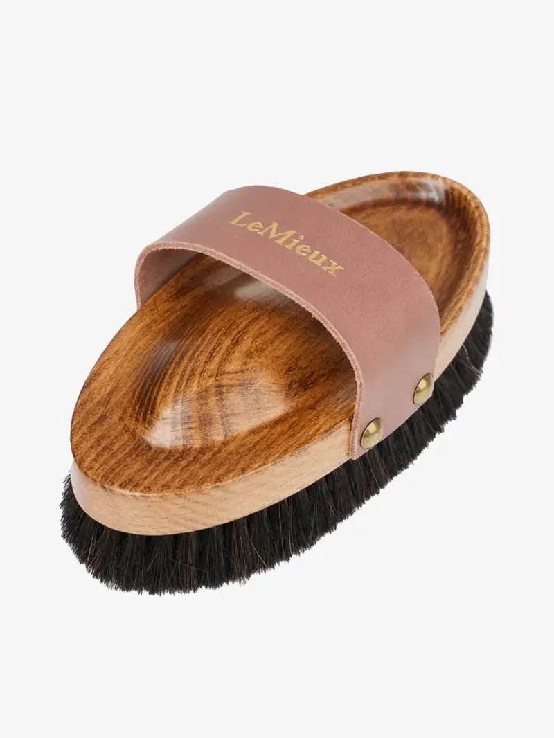 LeMieux Artisan Lambswool Body Brush - Brown