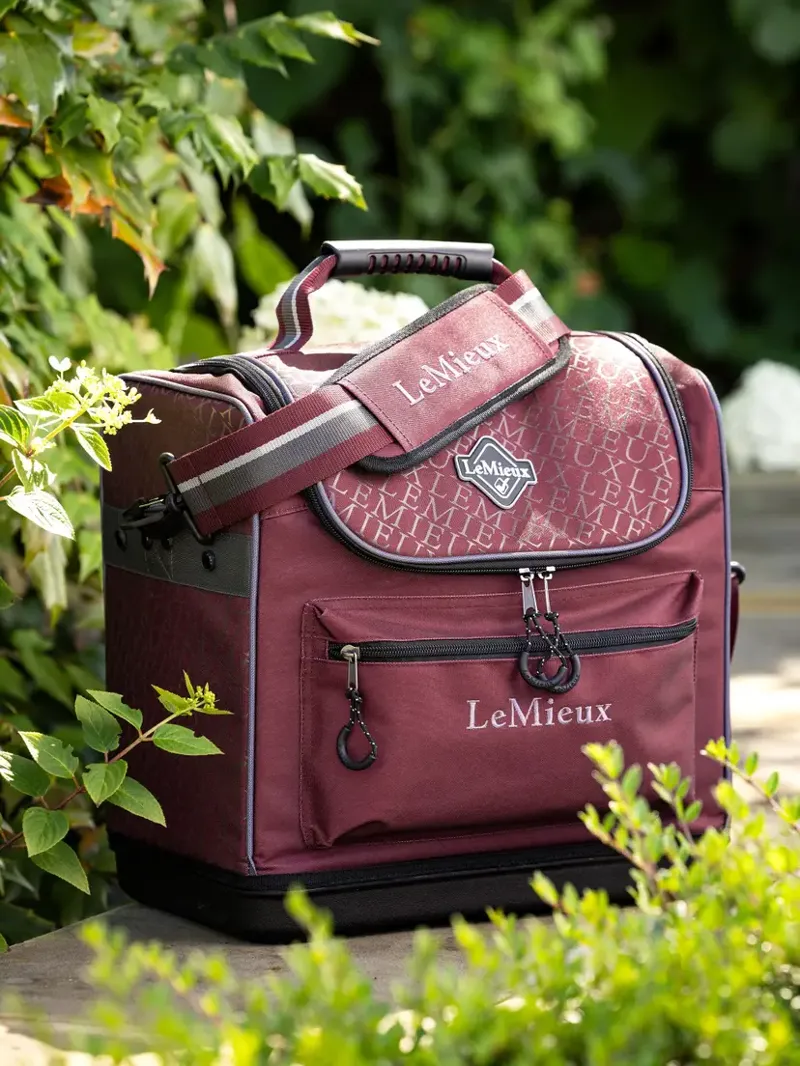 Lemieux Elite Pro Grooming Bag - Burgundy-1