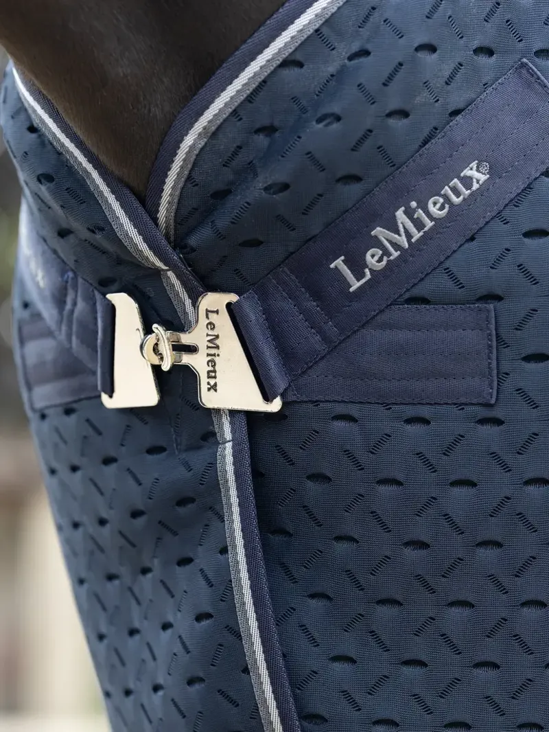 LeMieux Kudos 3D Mesh Travel Rug - Navy-1