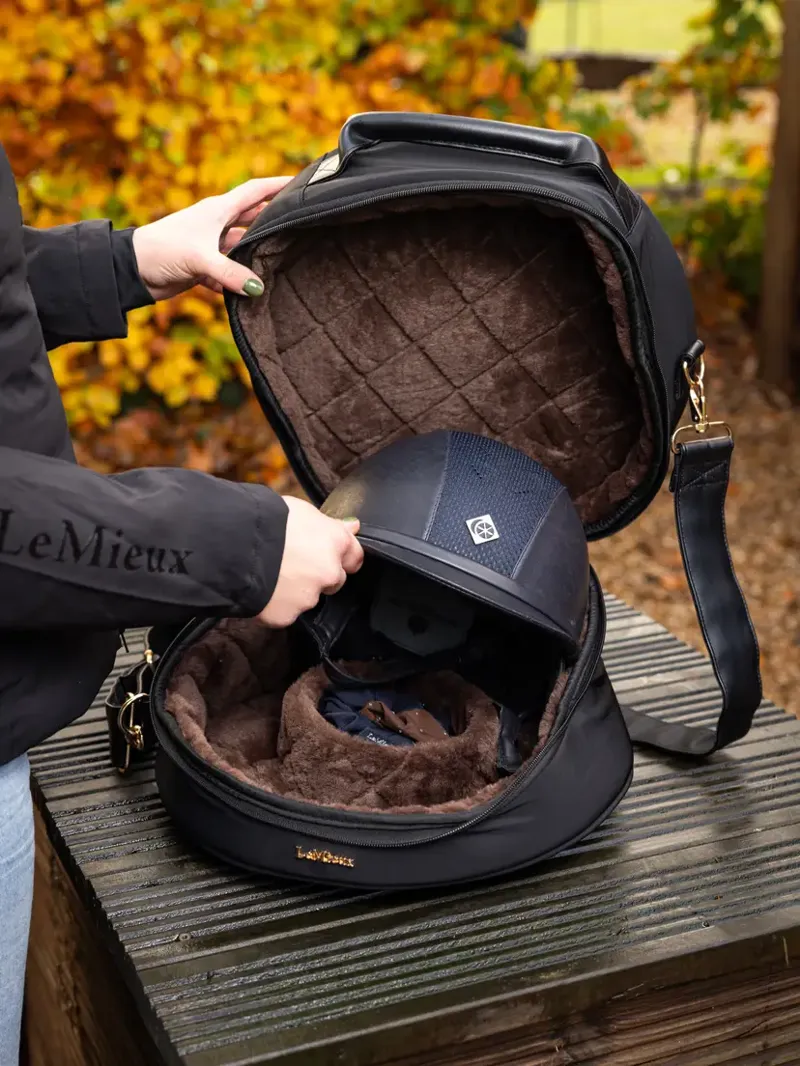 LeMieux Luxe Hat Box - Black-1