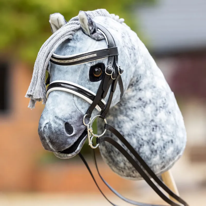 LeMieux Hobby Horse Double Bridle - Black-1