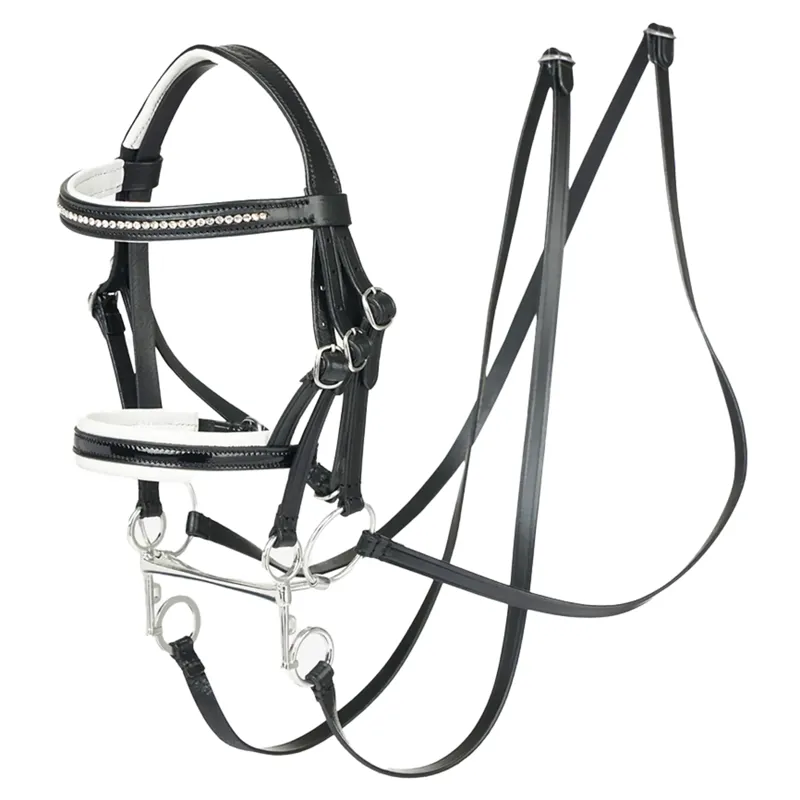 LeMieux Hobby Horse Double Bridle - Black