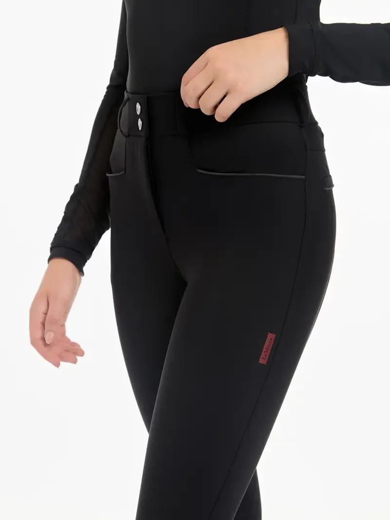 LeMieux Isabelle Knee Grip Breeches - Black-2