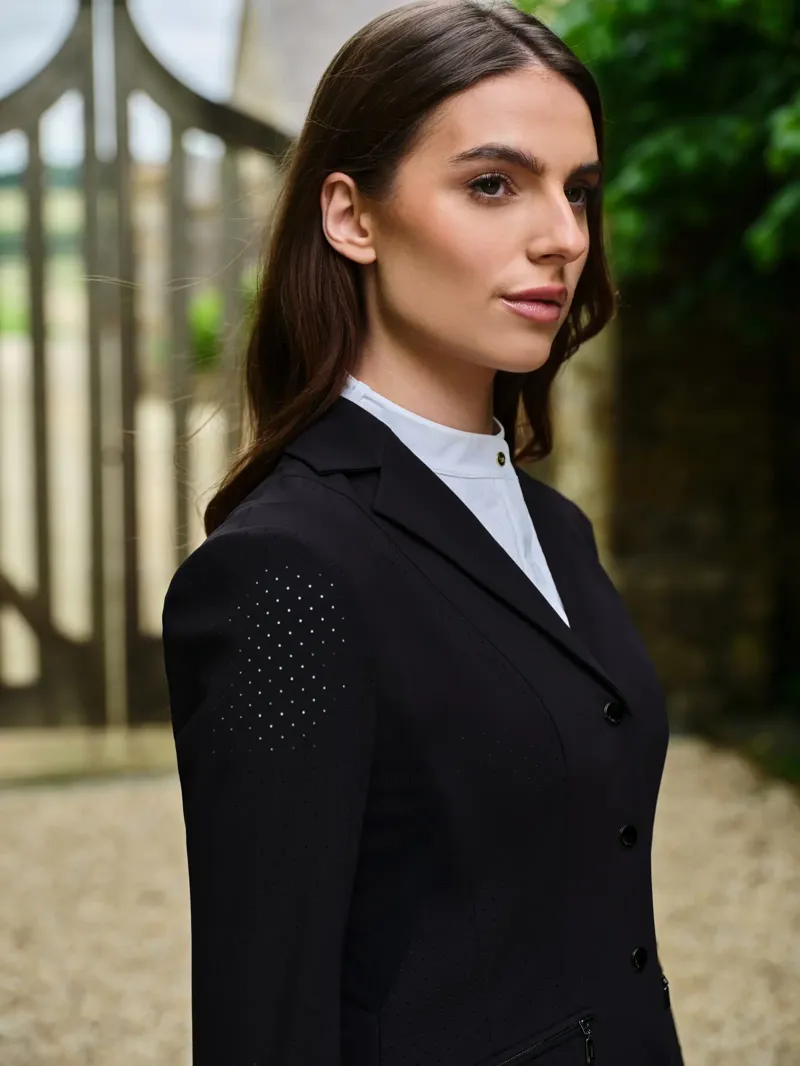 LeMieux Jessica Ladies Mesh Show Jacket - Black-3