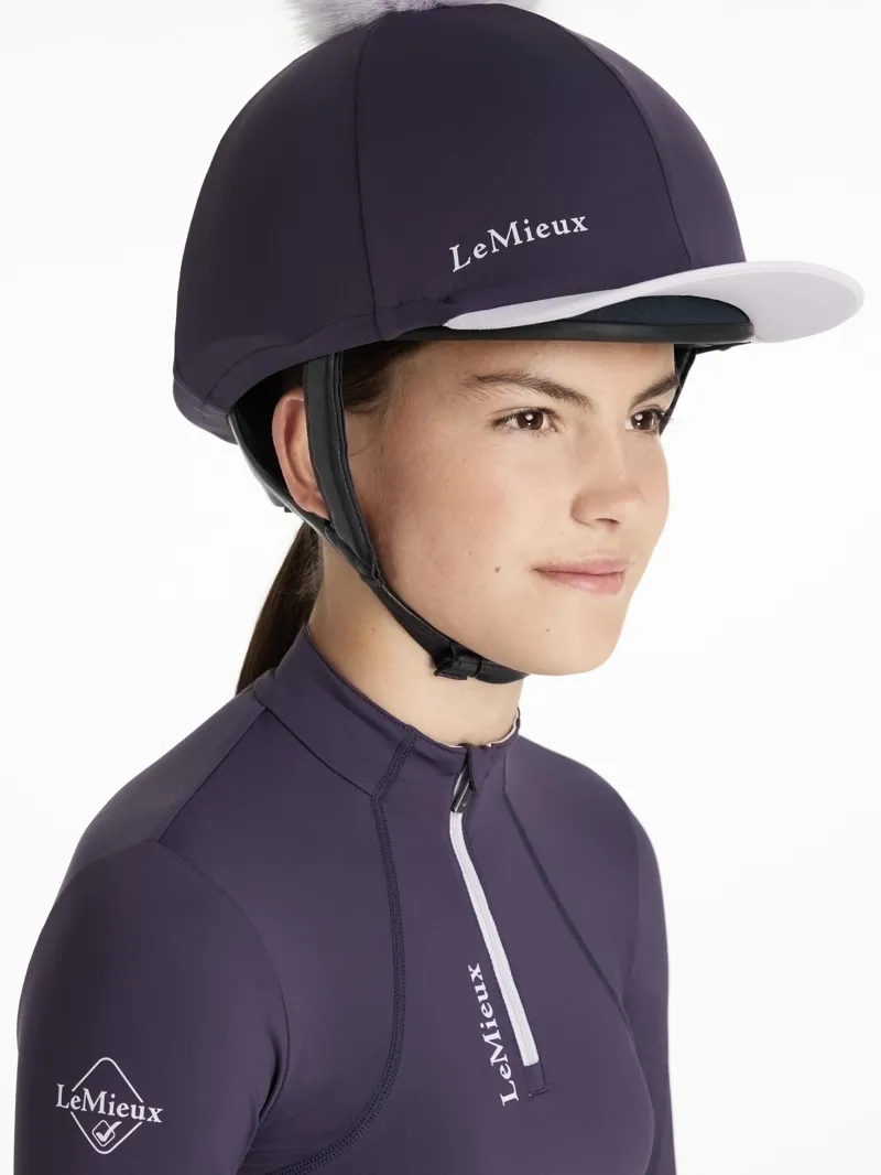 LeMieux Classique Pom Hat Silk - Juniper