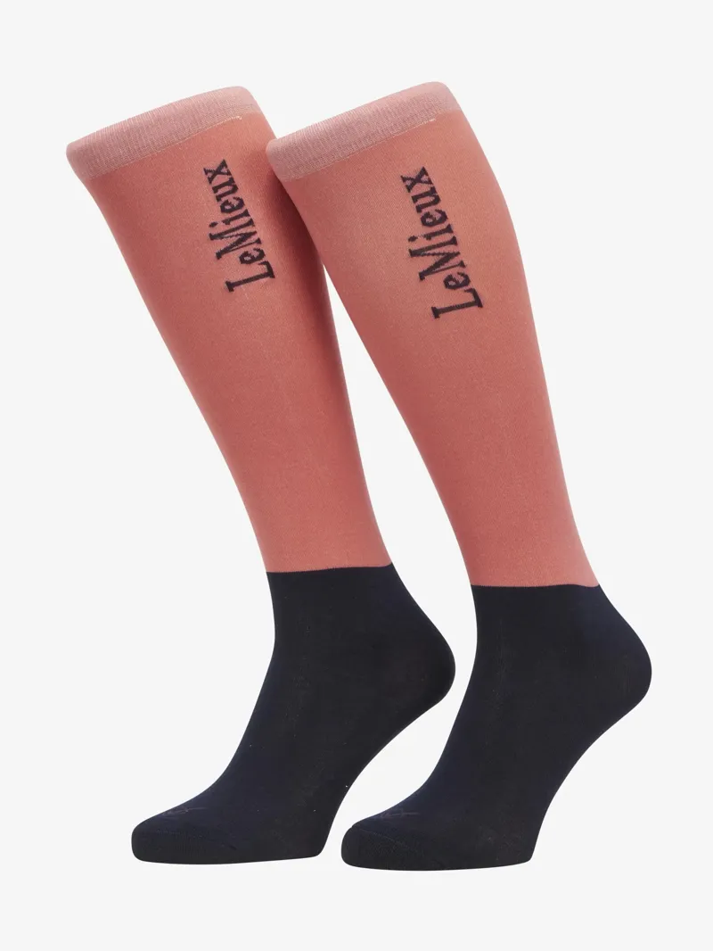 LeMieux Competition Socks 2 Pack - Cranberry