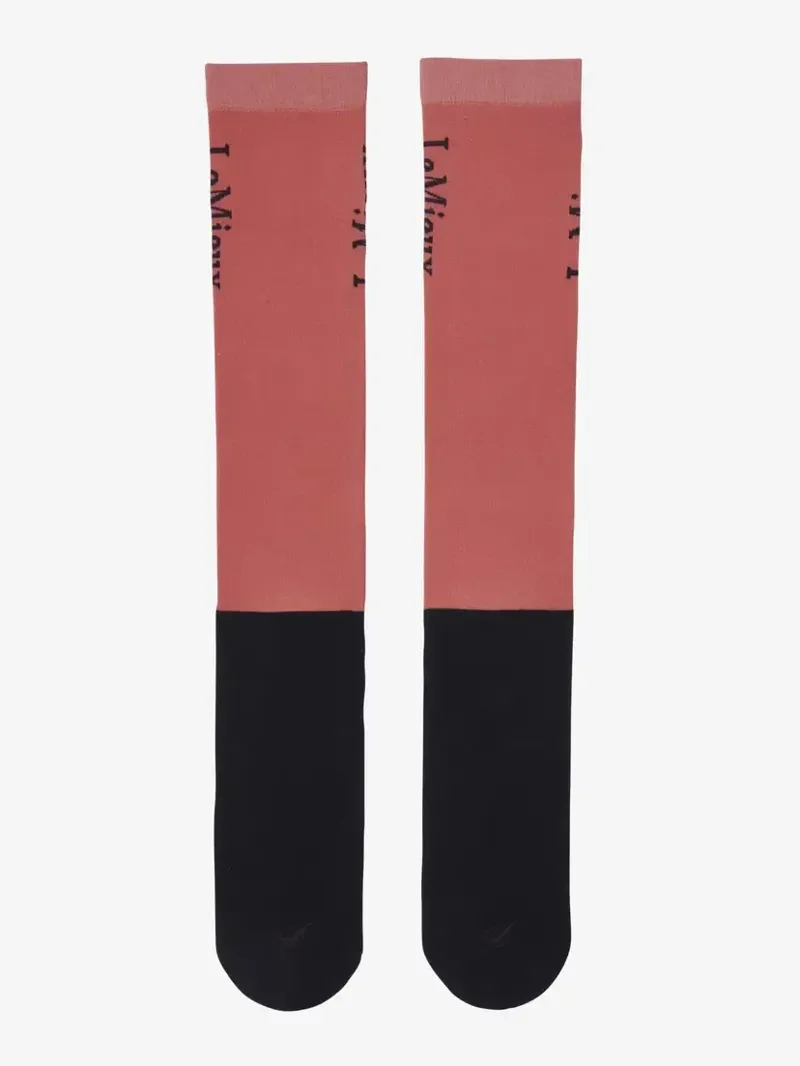 LeMieux Competition Socks 2 Pack - Cranberry-1