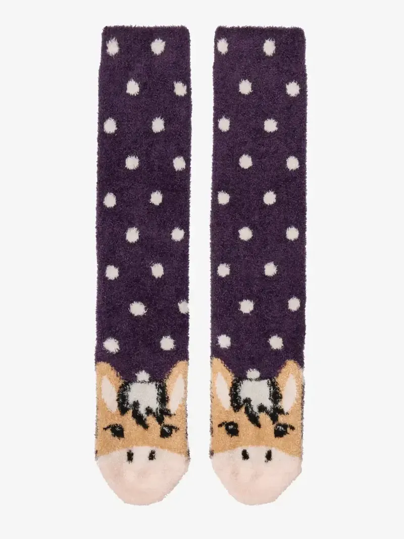 LeMieux Fluffy Character Socks - Fjord-1