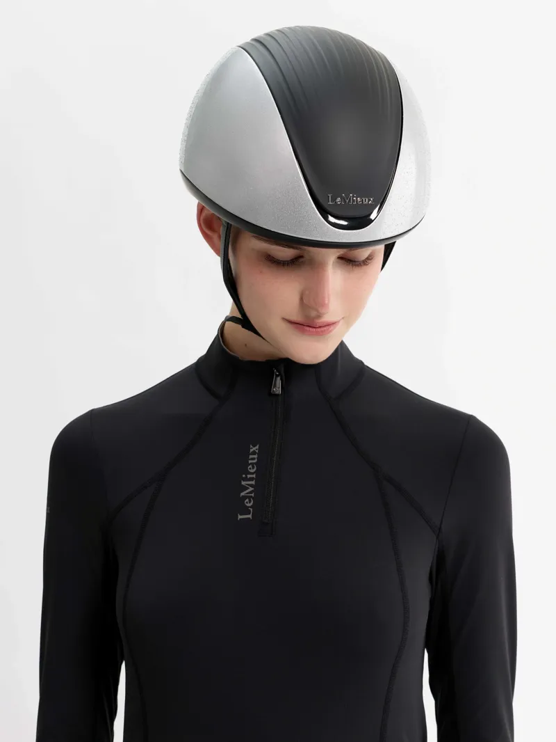 LeMieux Vexa Skull Cap Riding Helmet - Silver-5