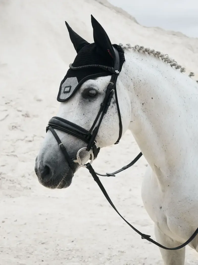 LeMieux Aspen Fly Hood - Herringbone-1