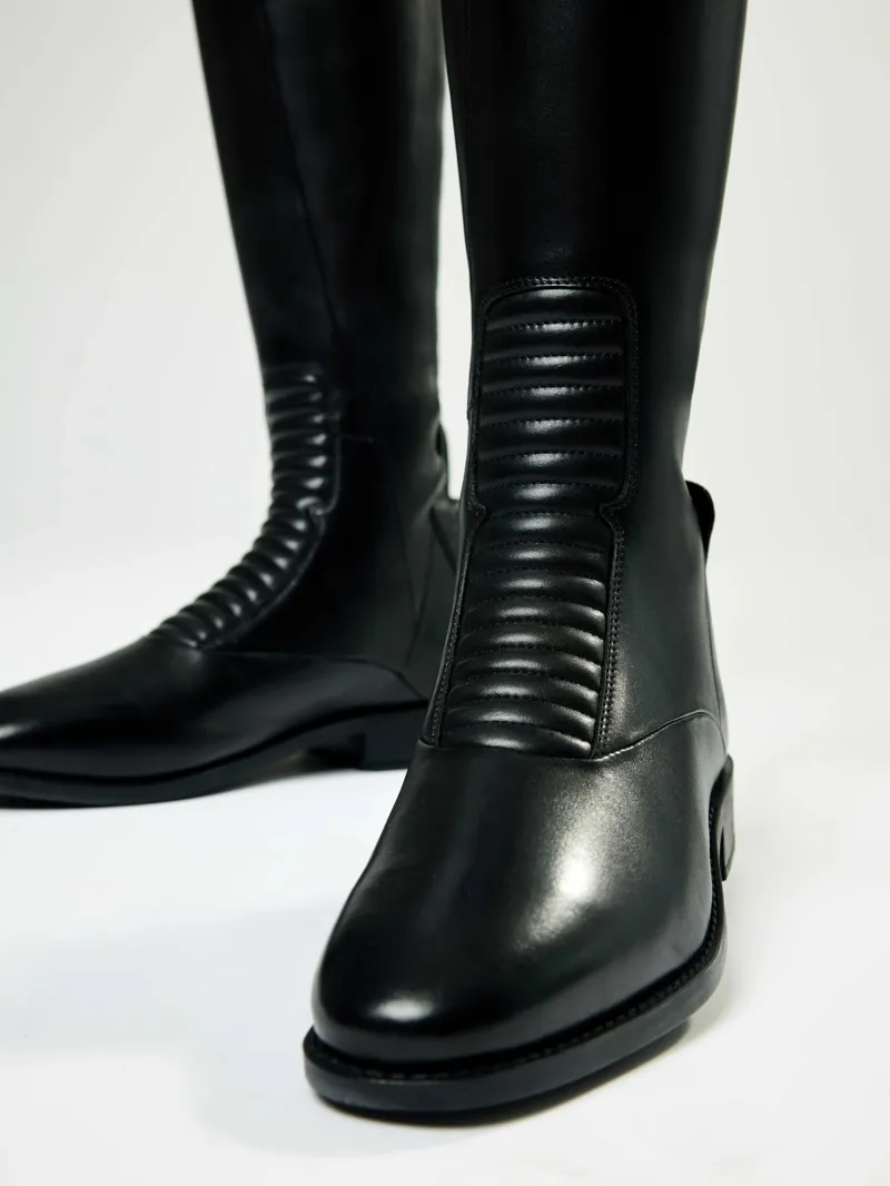 LeMieux Essence Quilted Riding Boot Short Full - Black-2