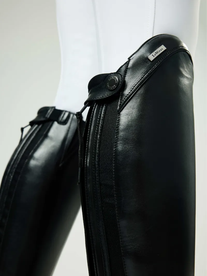 LeMieux Essence Quilted Riding Boot Short Full - Black-3