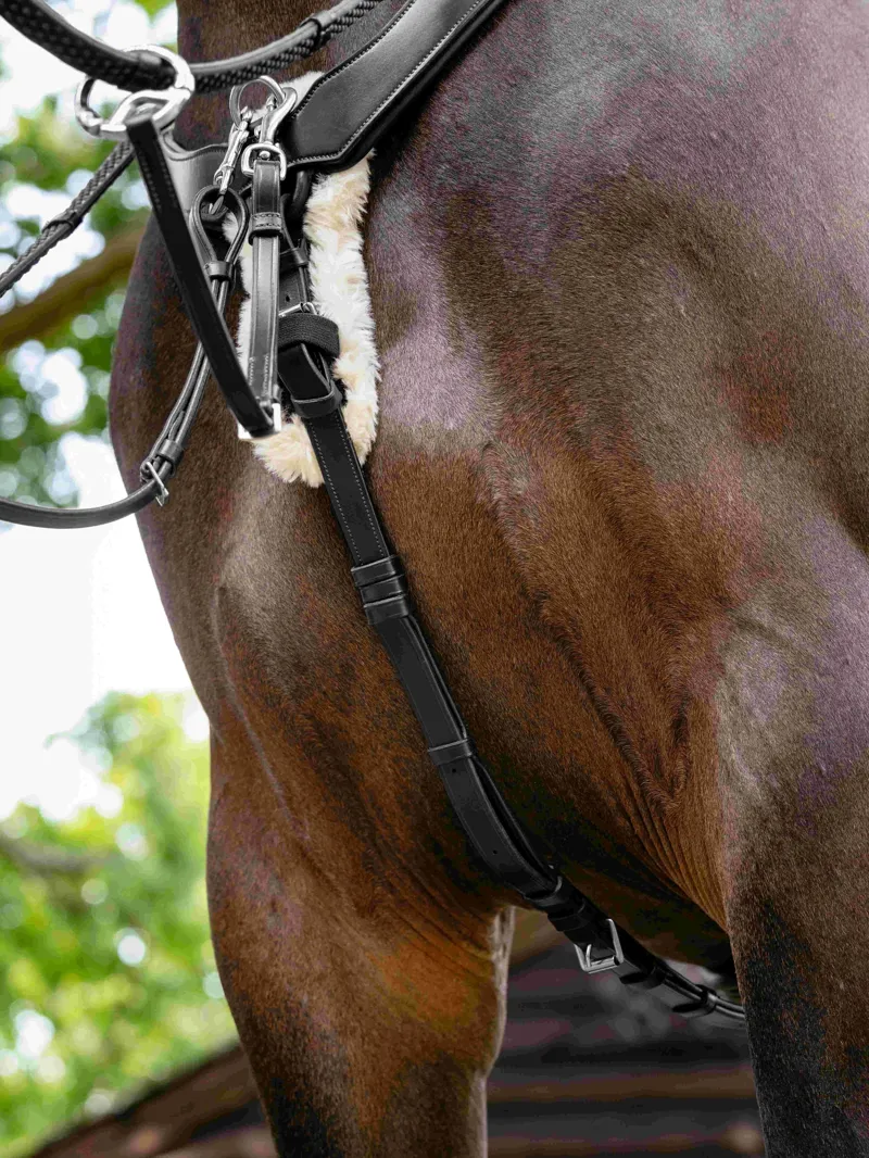 LeMieux Kudos 5 Point Bridge Breastplate - Black-2