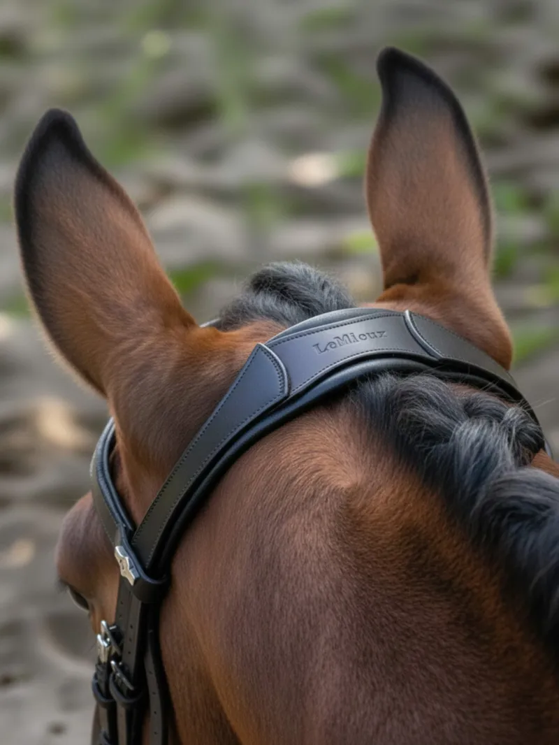 LeMieux Arika Dressage Bridle - Black/Silver-1