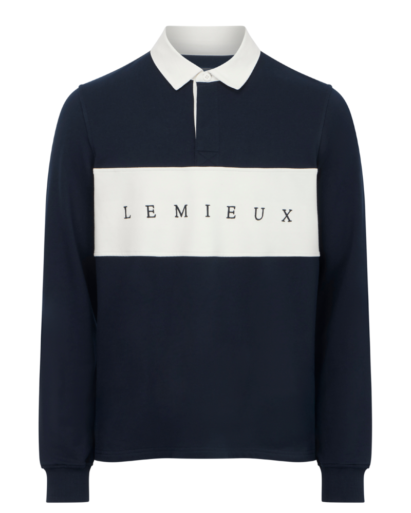 LeMieux Mens Rugby Shirt - Navy-1